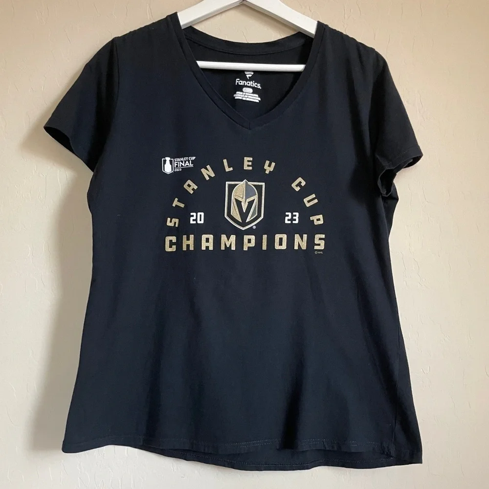Vegas Golden Knights Stanley Cup Finals 2023 Women’s Large Shirt Short Sleeve